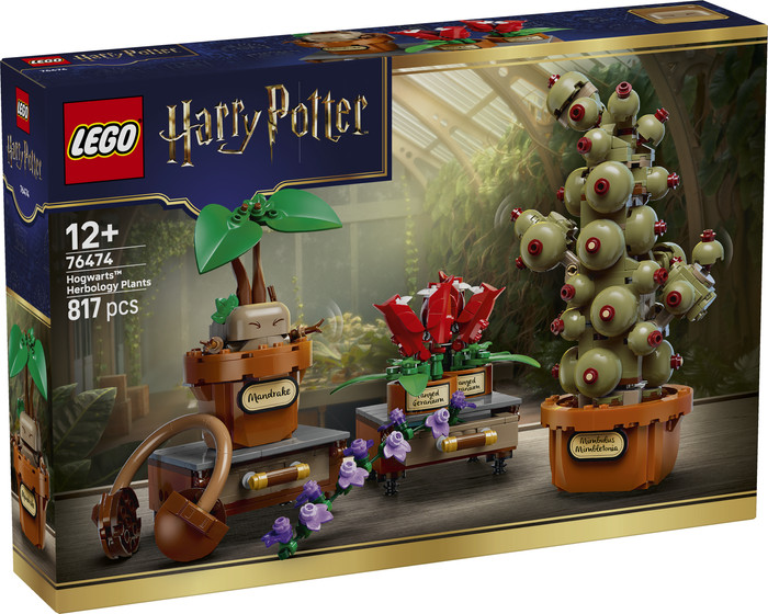 LEGO Harry Potter Schloss Hogwarts: Kräuterkunde-Pflanzen 76474 verpackung