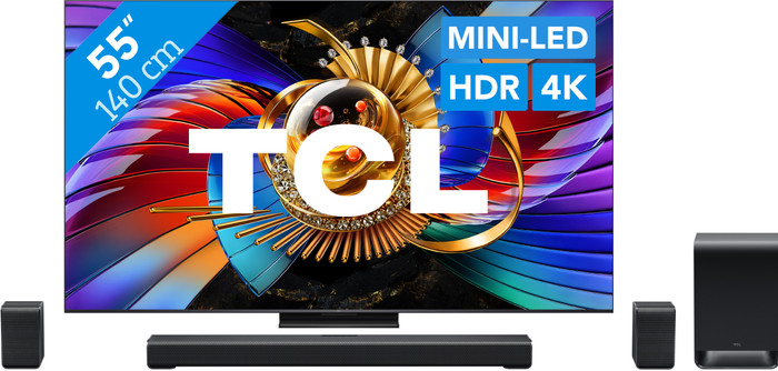 TCL SQD Mini LED 55" 80L (2026) + TCL S65K Main Image