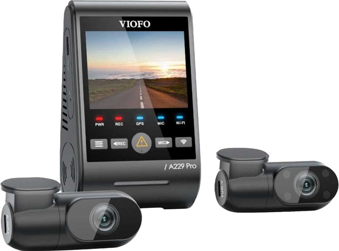 Viofo A229 Pro 3CH 4K WLAN GPS vorne