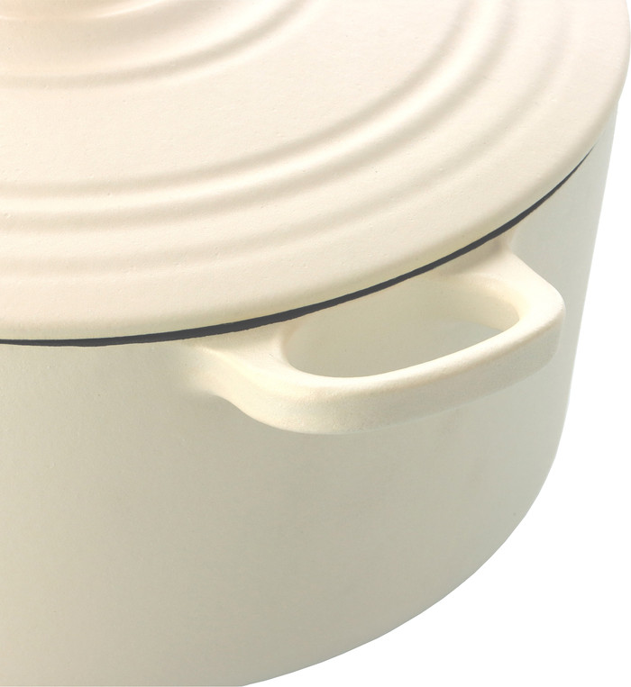 BK Bourgogne Bräter 24 cm Cream White detail
