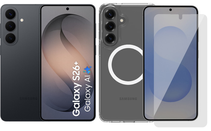 Samsung Galaxy S26 Plus 512GB Schwarz 5G + Zubehörset Main Image