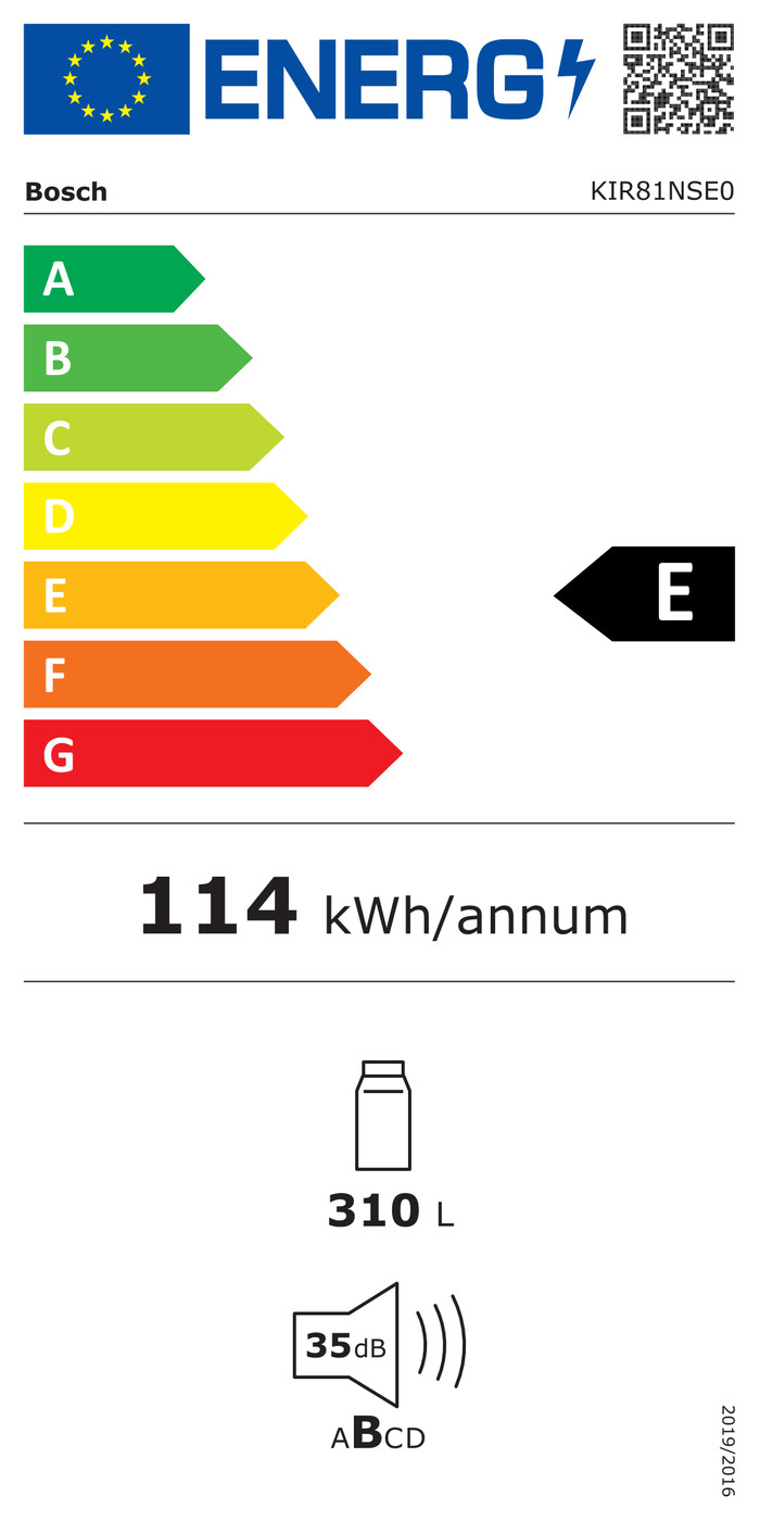 Bosch KIR81NSE0 energielabel