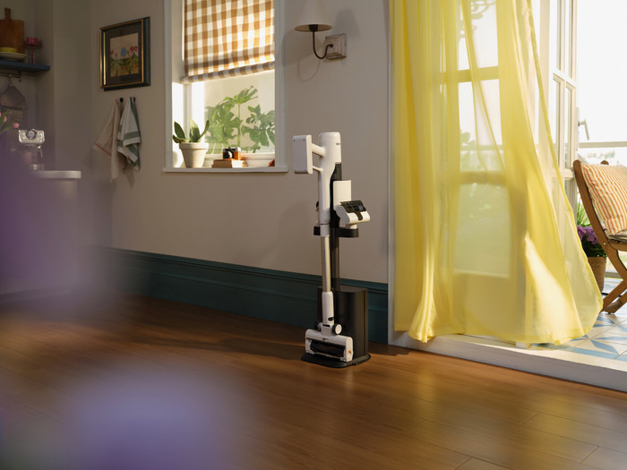 Roborock H60 Hub produkt in gebrauch