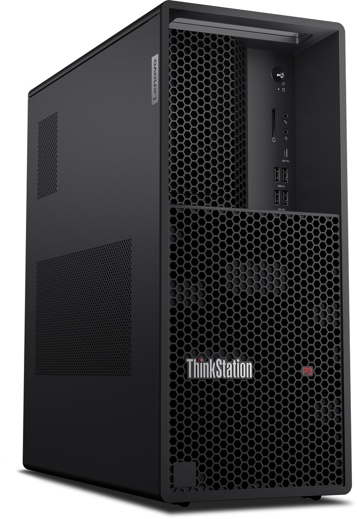 Lenovo ThinkStation P3 Tower Gen 2 - 30HT00C4BF linke seite