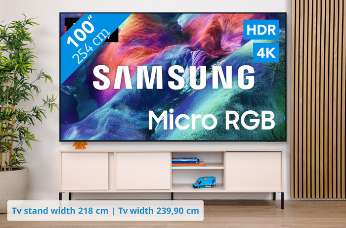 Samsung 100 inch Micro RGB R85H (2026) visual Coolblue 1