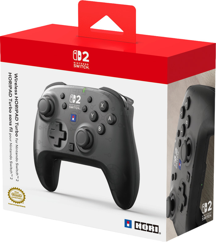 HORI Wireless HORIPAD Turbo Nintendo Switch 2 Controller packaging