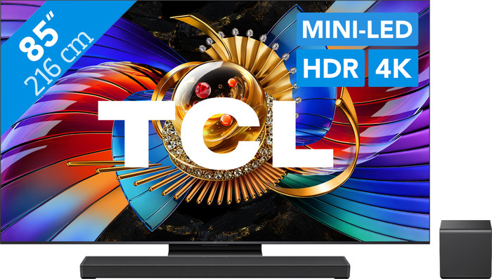 TCL SQD Mini LED 85" 80L (2026) + TCL Q85K Main Image