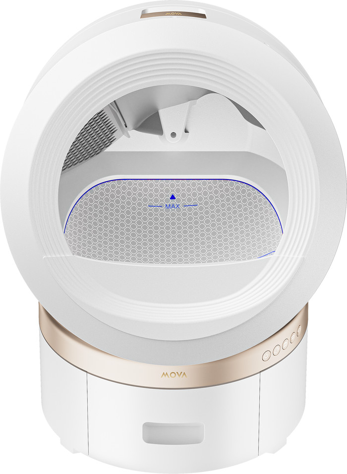 Mova Automatisches Katzenklo LR10 Prime Weiß innen