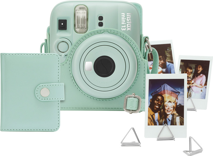 Fujifilm Instax Mini 13 Zubehörset Lagoon Green vorne