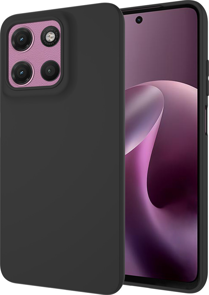 Just in Case Soft Design Motorola Moto G17 / G17 Power Backcover Schwarz vorne