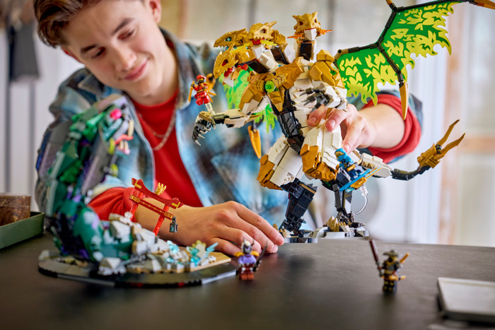 LEGO NINJAGO Ultra Dragon Battle 71872 product in use