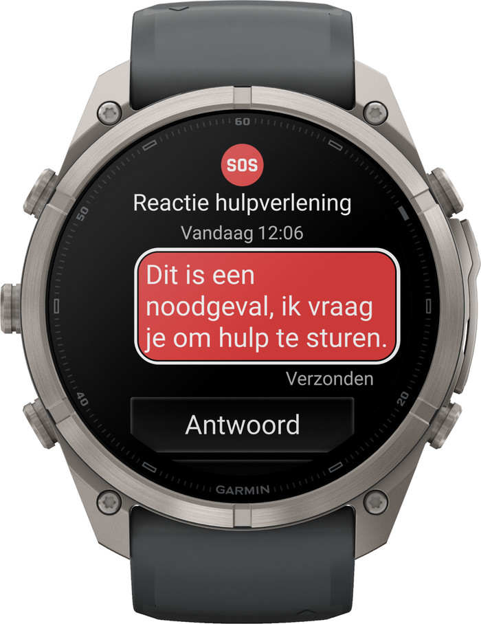 Garmin Fenix 9 Pro Schwarz LTE 51 mm vorne