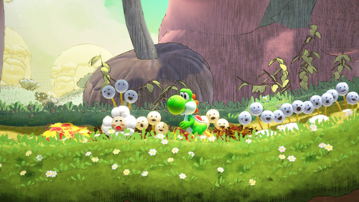 Yoshi and the Mysterious Book Nintendo Switch 2 produkt in gebrauch
