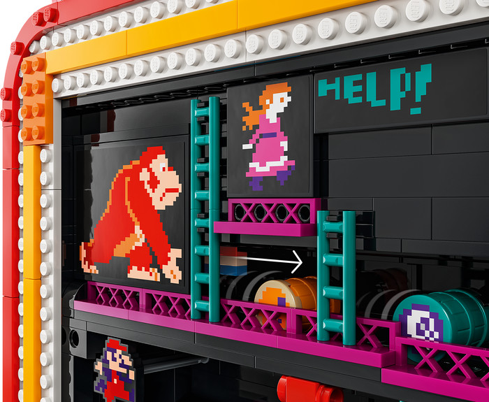 LEGO Super Mario Donkey Kong Arcade 72051 detail