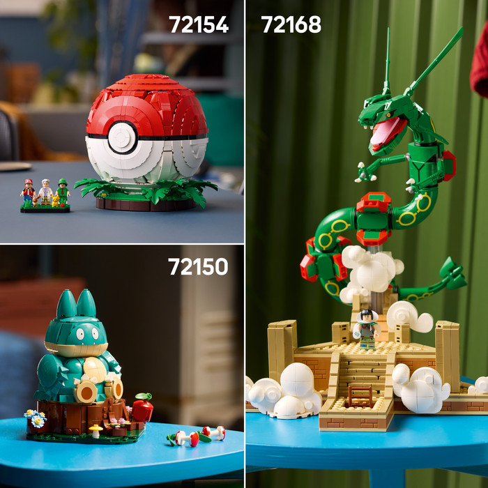 LEGO Pokémon Pokéball mit Beeindruckenden Trainermomenten 72154 produkt in gebrauch