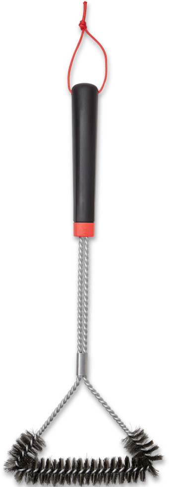 Weber Grill Brush 3-sided 46cm front