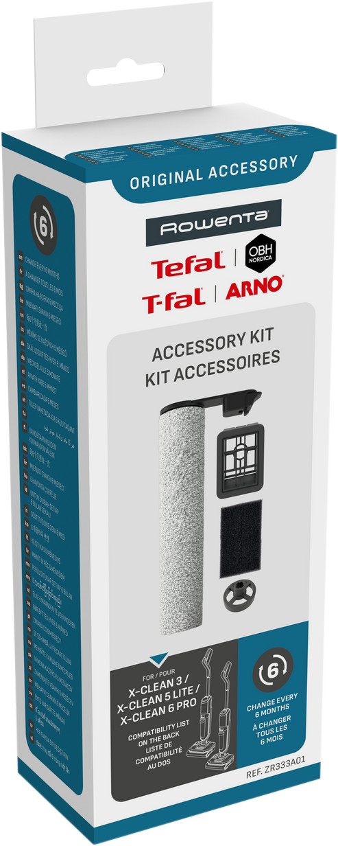 Rowenta ZR333A accessory set X-Clean 3/5/6 packaging