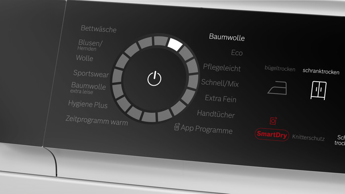 Bosch WGB256A41 + Bosch WRB247C40 detail