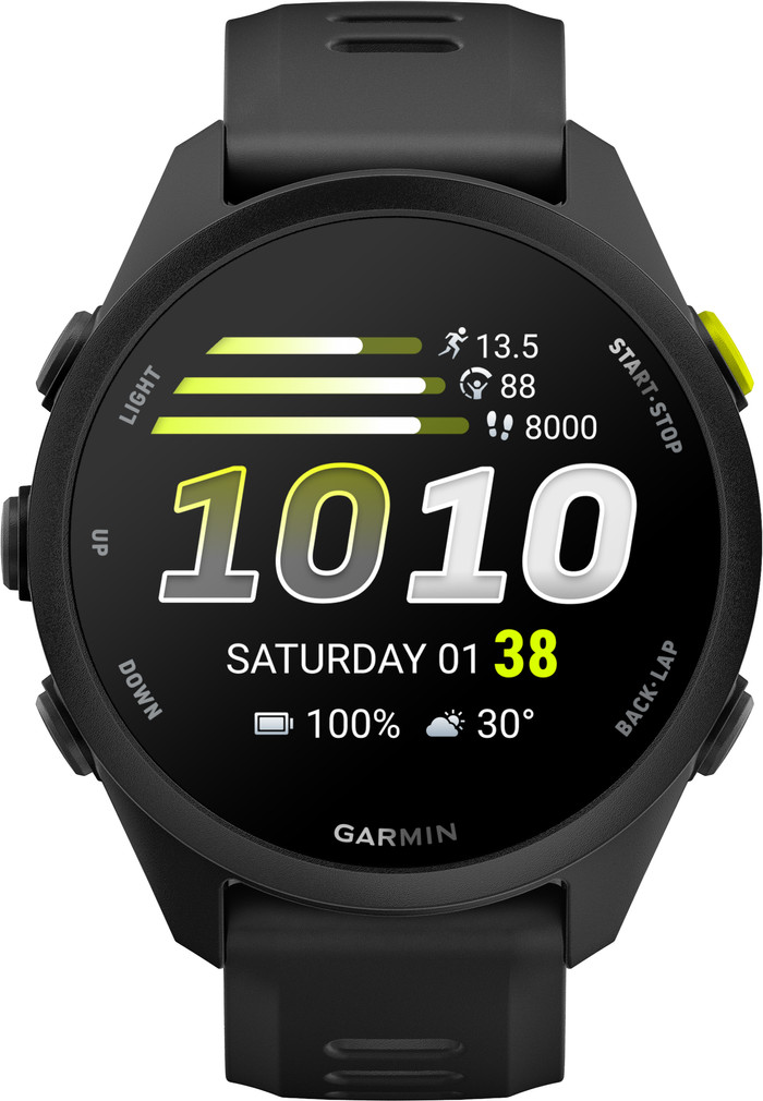 Garmin Forerunner 70 43mm Black front