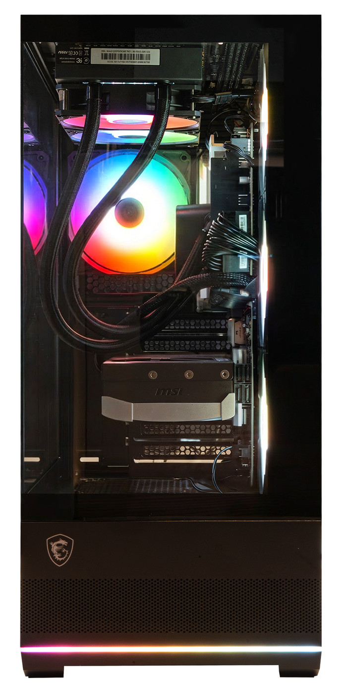 Cobalt x POWERED BY MSI - Tier 2 - RTX 5070 Ti - Ryzen 7 7800X3D - 32GB - 2TB SSD front