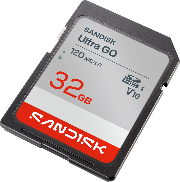 SANDISK Ultra GO SDHC 32GB top