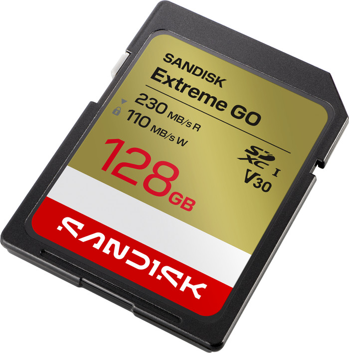 SANDISK Extreme GO SDXC 128GB 110MB/s top