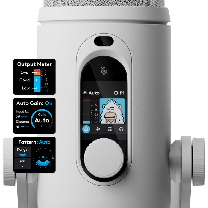Blue Yeti 2 White detail