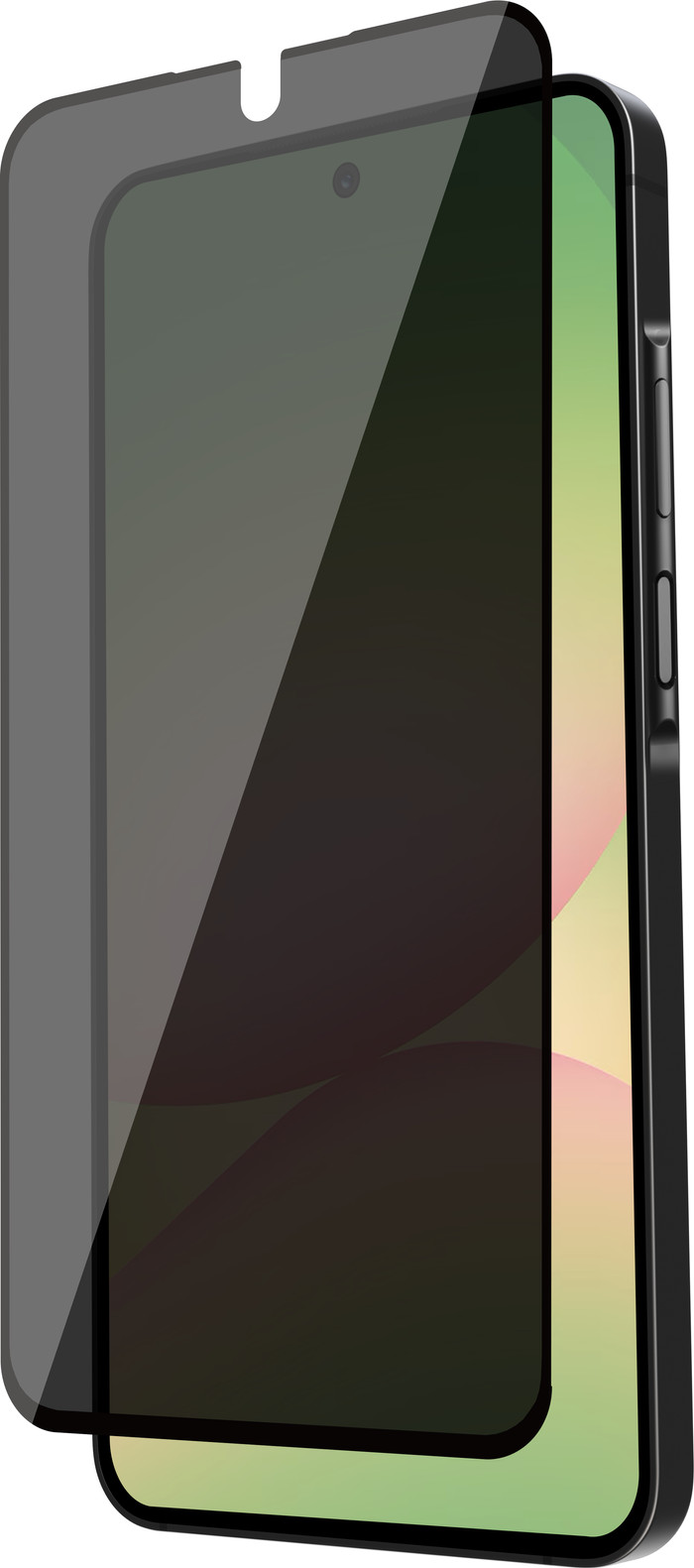 BlueBuilt Samsung Galaxy A57 Privacy Filter Screen Protector Glass front