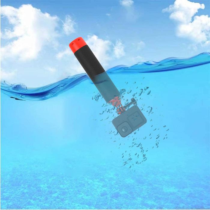 BlueBuilt Floating Handle for Action Cameras (DJI, Insta360 and GoPro) product in use