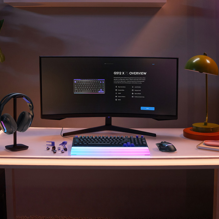 Logitech G512 X 98 Gaming-Tastatur QWERTZ Schwarz visueller lieferant