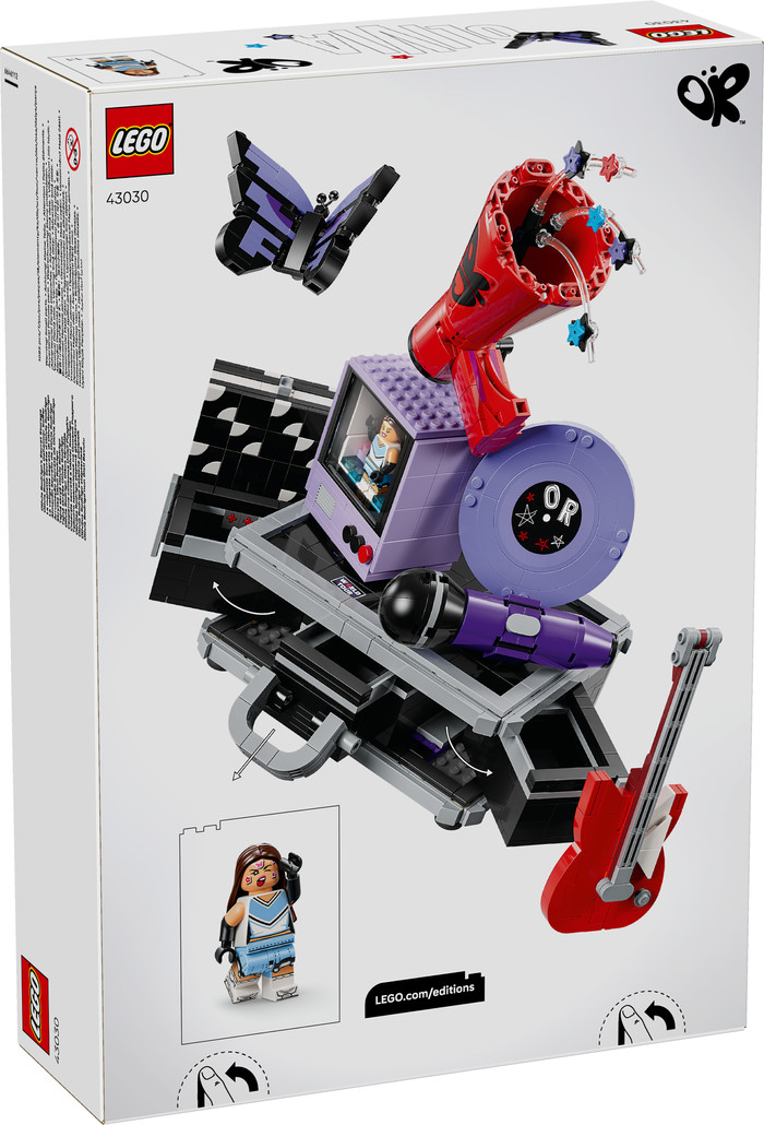 LEGO Editions Olivia Rodrigos Geheimer Koffer 43030 verpackung