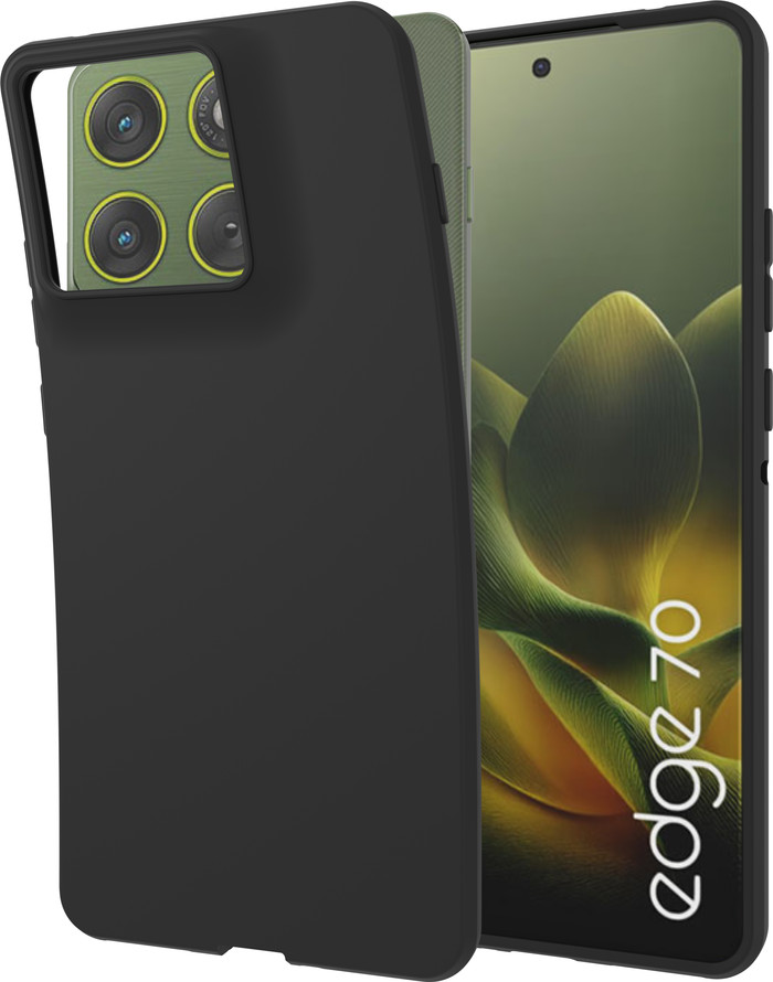 Just in Case Rugged Motorola Edge 70 Back Cover Black front