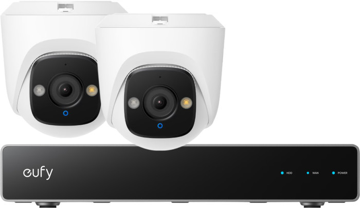 eufy PoE Sicherheitssystem + Netzwerkvideorecorder + E41 Doppelpack Main Image
