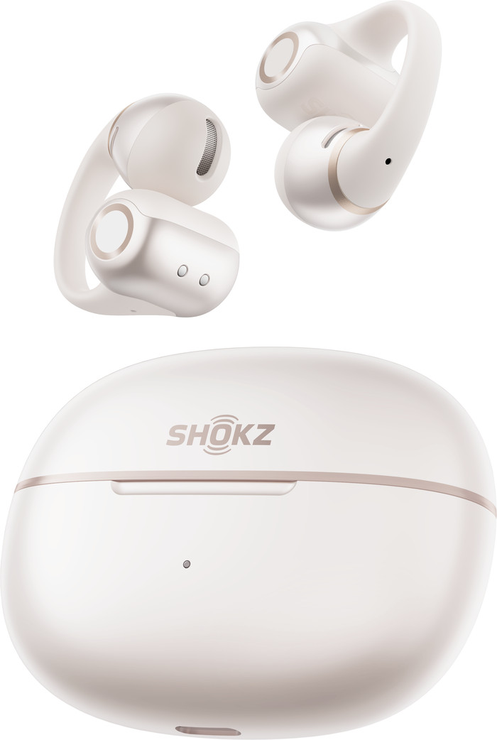 Shokz OpenDots 2 Weiß vorne