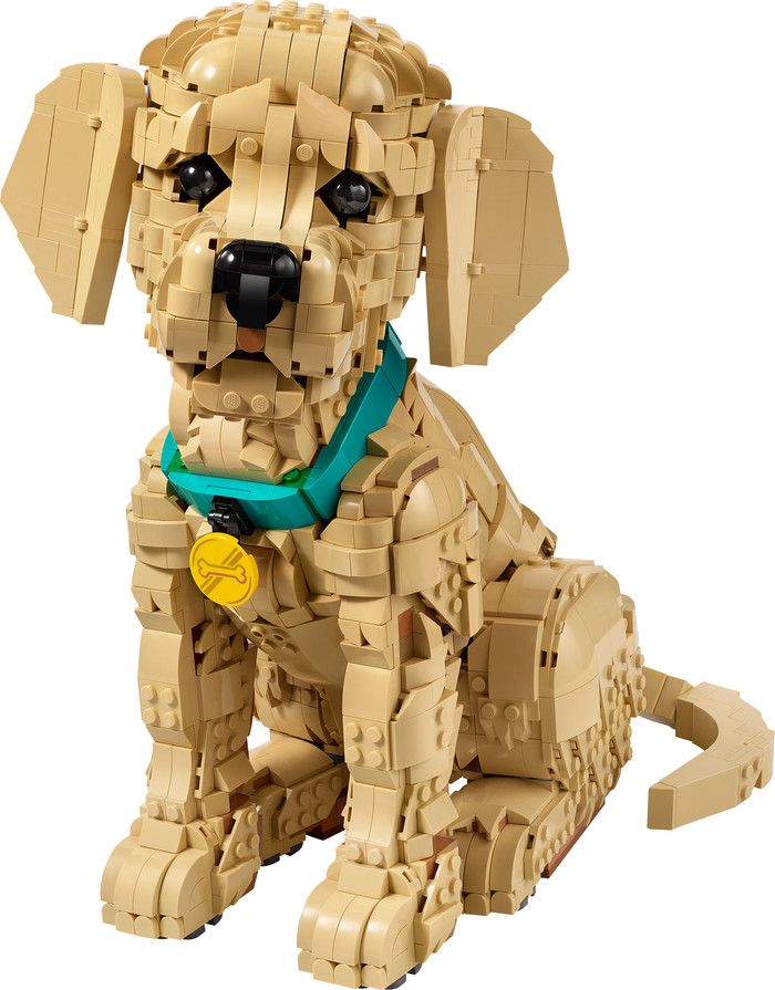 LEGO Icons Golden Retriever Welpe 11384 Main Image