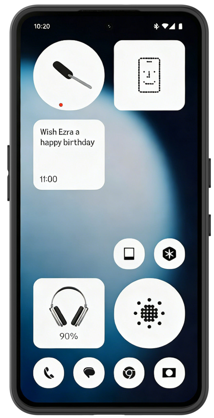 Just in Case Rugged Nothing Phone (3a) Lite Back Cover Black front