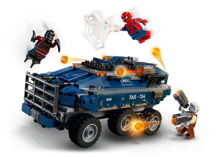 LEGO Marvel Spider-Man Jagt den Gefängnistransporter 76349 detail