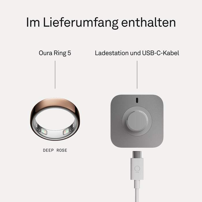 Oura Ring 5 Größe 12 Deep Rose visueller lieferant