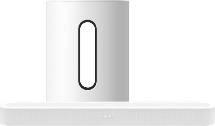 Sonos Beam Ultra Weiß + Sonos Sub Mini Main Image