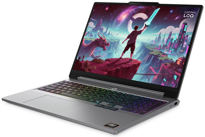 Lenovo LOQ 15AHP11 - 15,3" - AMD Ryzen 7 - 16GB RAM/1TB SSD - RTX 5050 vorne