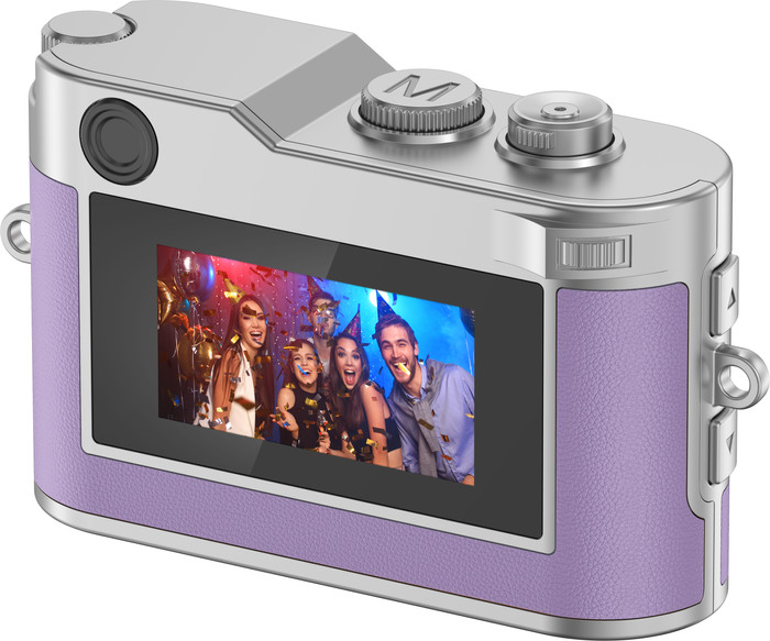 Rollei Mini Digitalkamera Lila rückseite