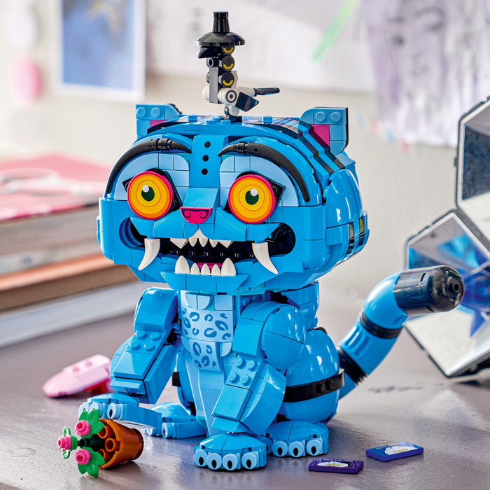LEGO KPop Demon Hunters Der Tiger Derpy und die Elster Sussie 72537 produkt in gebrauch