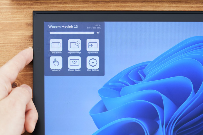 Wacom Movink 13 produkt in gebrauch