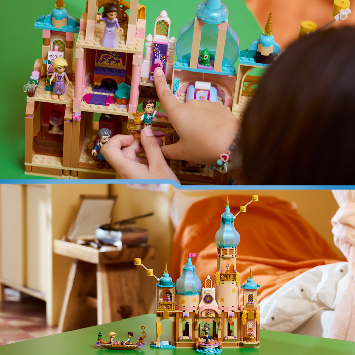 LEGO Disney Rapunzels Schloss 43297 produkt in gebrauch