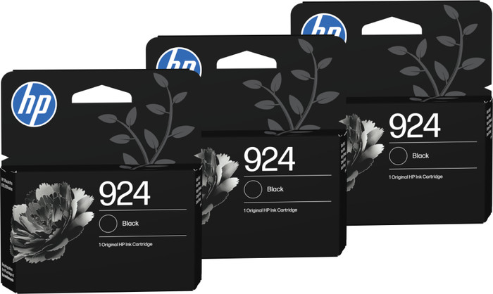 HP 924 Patrone Schwarz 3er-Pack Main Image