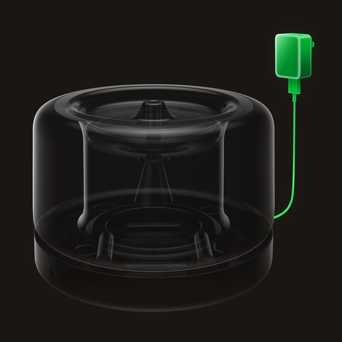 Mova Trinkbrunnen WF20 Pro Schwarz detail