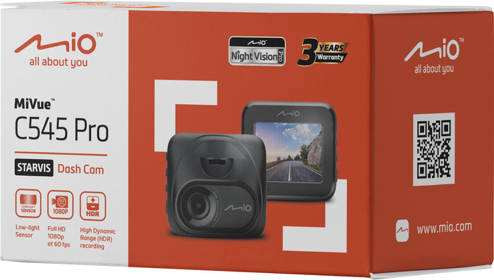 Mio MiVue C545 Pro Full HD + HDR verpackung