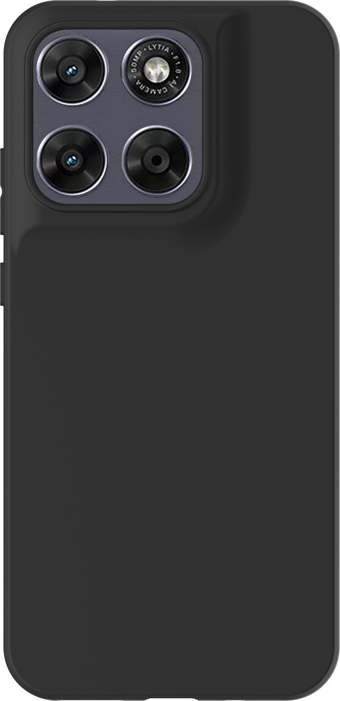 Just in Case Soft Design Motorola Moto G67 / G77 / G87 Backcover Schwarz Main Image