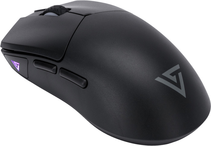 Vortech Pro Kabellose Gaming-Maus Schwarz linke seite