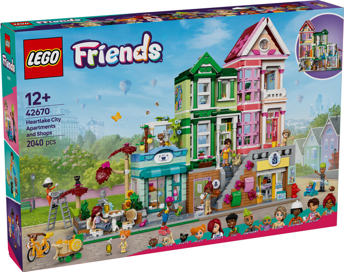 LEGO Friends Heartlake City Wohn- und Einkaufsstraße 42670 verpackung